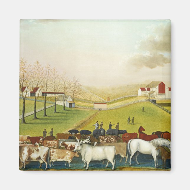 Cornell Farm (Pennsylvania Landscape) Magnet (Framsidan)