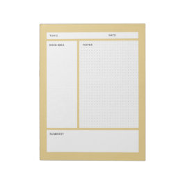 Cornell Notes (punkt) Anteckningsblock