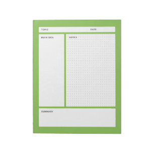 Cornell Notes (punkt) Anteckningsblock