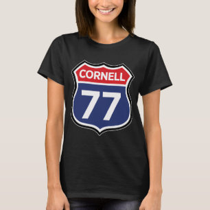 Cornell Route 77 Barton Hall Highway Dead Head Con T Shirt