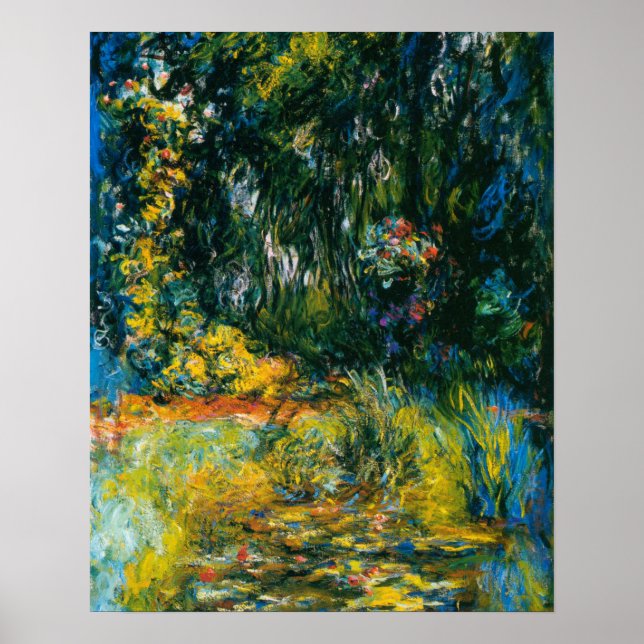 Corner of the Nympheas Basin - Claude Monet Poster (Framsidan)