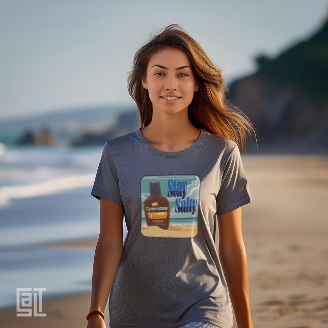 Cornerstone Christian Beach Coastal Inspirational T Shirt (Skapare uppladdad)