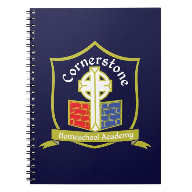 Cornerstone Homeschool Academy  Anteckningsbok (Framsidan)
