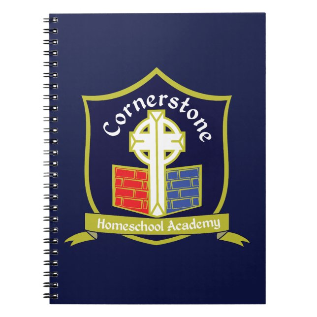 Cornerstone Homeschool Academy  Anteckningsbok (Framsidan)