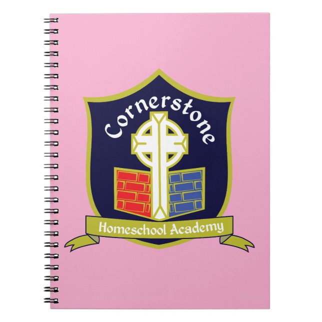 Cornerstone Homeschool Academy  Anteckningsbok (Framsidan)