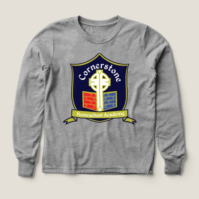 Cornerstone Homeschool Academy Uppdaterad T Shirt (Design framsida)