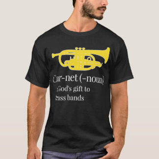 Cornet Definition Godx27s gåva till brassband Funn T Shirt