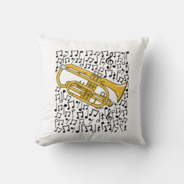 Cornet Musik noter Cornetist Brass Musician Kudde