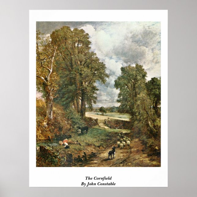 Cornfield by John Constable Poster (Framsidan)
