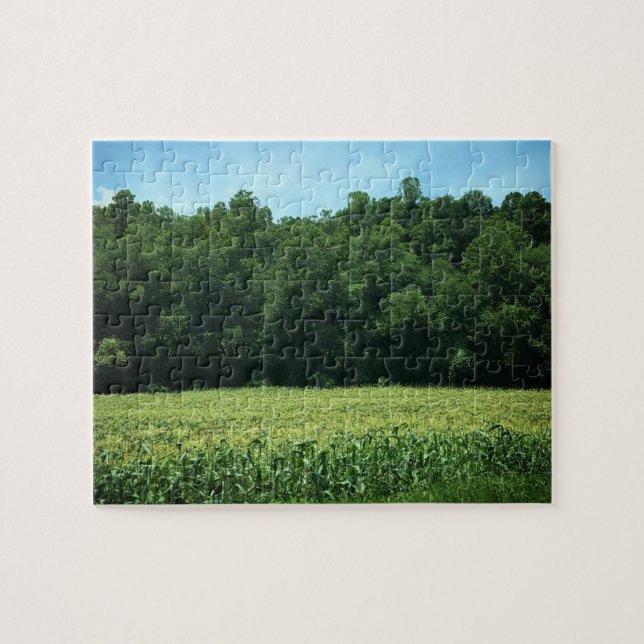 Cornfield i Rural North Carolina Poster Mouse Pad Pussel (Horisontell)