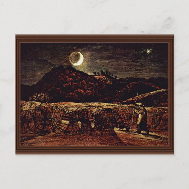 Cornfield in Moonlight by Palmer Samuel Vykort (Framsida)