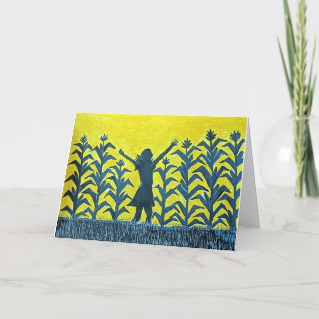 Cornfield Reverie Helgkort (Framsida)