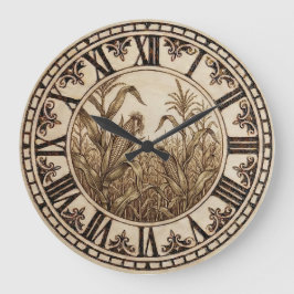 Cornfield Wall Clock Stor Klocka