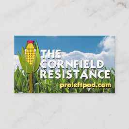 Cornfieldmotståndet - Websitekort Visitkort