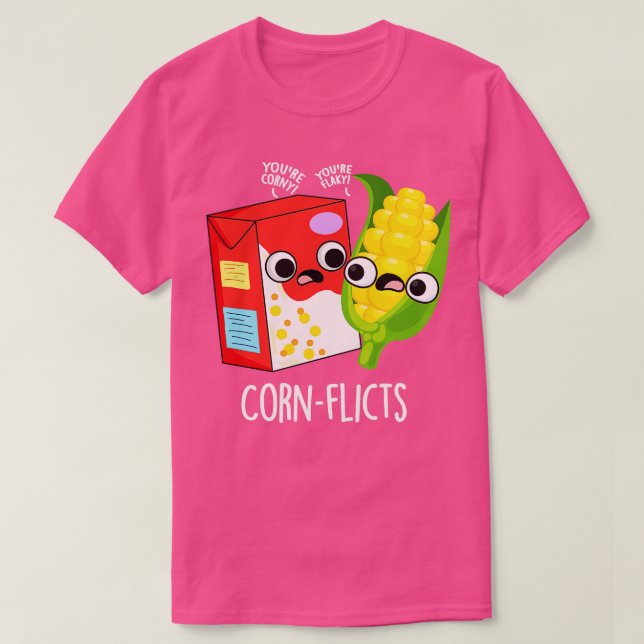 Cornflict Cute Cornflake Maj Pun 1 T Shirt (Design framsida)