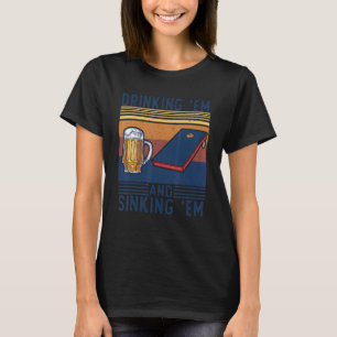 Cornhål Beer Bag Toss American USA flagga Summer G T Shirt