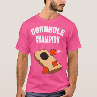 Cornhål Champion Funny Bean Bag Toss T Shirt