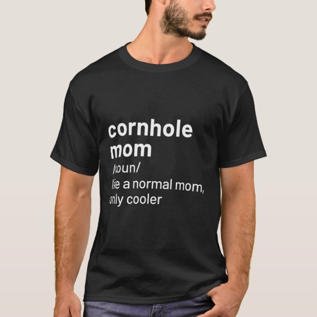 Cornhål Mamma T Shirt (Framsida)