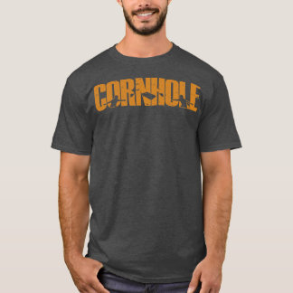 Cornhål Sack Toss Game Funny Cornhole Player  T Shirt