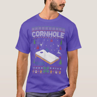 Cornhål Ugly jul Sweater Glad helg T Shirt