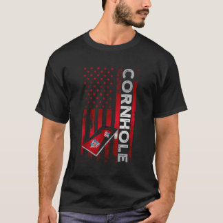Cornhålsnämnden USA Flagga T Shirt