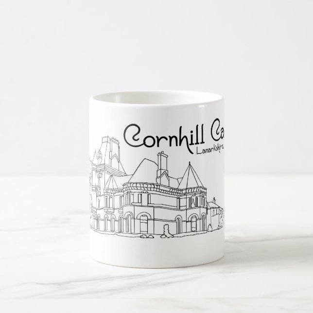 Cornhill Castle Scotland Kaffemugg (Center)
