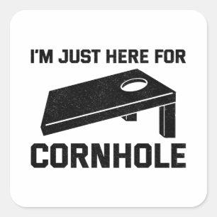 Cornhole Bean Bag Toss Outdoor Gräsmatta Game Funn Fyrkantigt Klistermärke