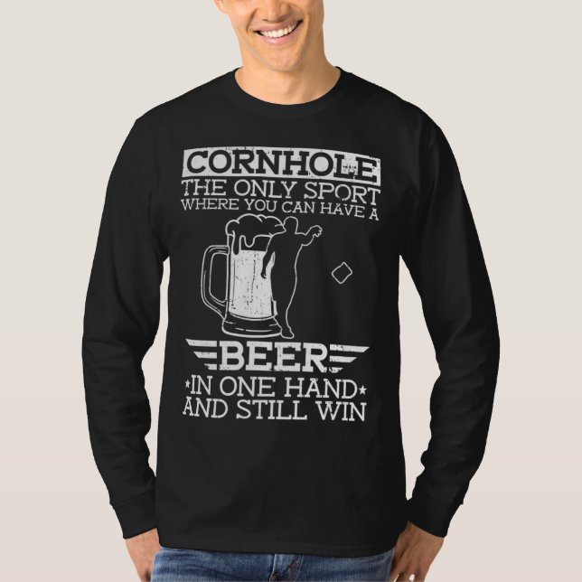 Cornhole Beer   Cornhole  1 T Shirt (Framsida)