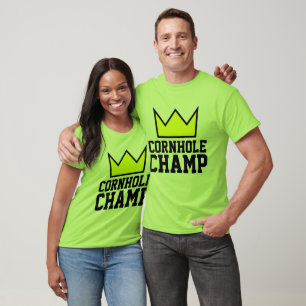 CORNHOLE CHAMP T-shirts