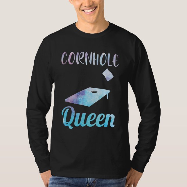 Cornhole Corn Hole Cornhole Queen T Shirt (Framsida)