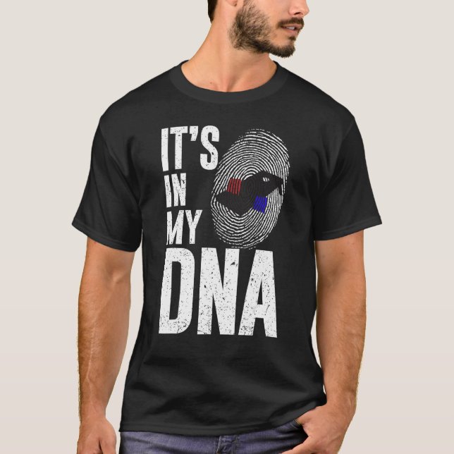 Cornhole Corn Hole It s In My DNA T Shirt (Framsida)