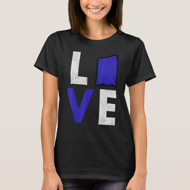 Cornhole Corn Hole LOVE T Shirt (Framsida)