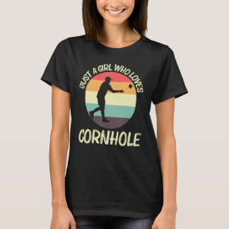 Cornhole Designs For Girls Kids Bean Bag Toss Play T Shirt
