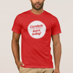 Cornhole dig som går att lära i dag mörk tee shirt