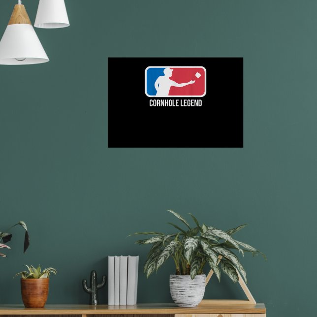 Cornhole Gift for a Cornhole Legend Poster (Vardagsrum 1)