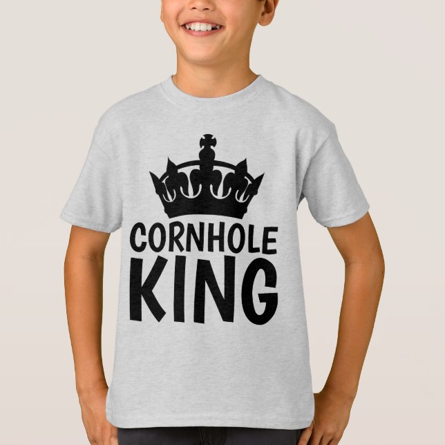 CORNHOLE KUNG T-shirts (Framsida)