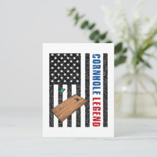 Cornhole Legend USA Vykort