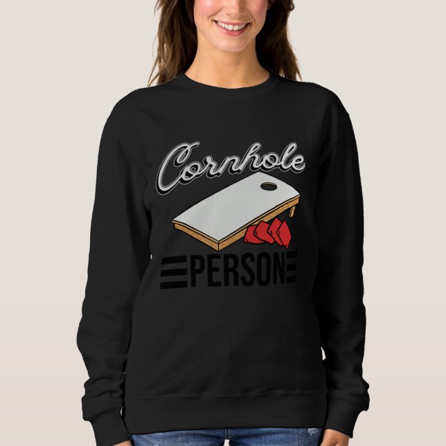 Cornhole Person   Cornhole T Shirt (Framsida)