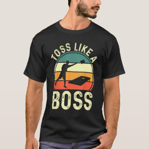Cornhole Player Cornhole Bean Bag Retro Toss som T Shirt
