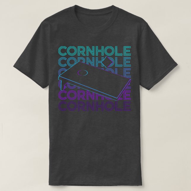 Cornhole Retro Gift T Shirt (Design framsida)