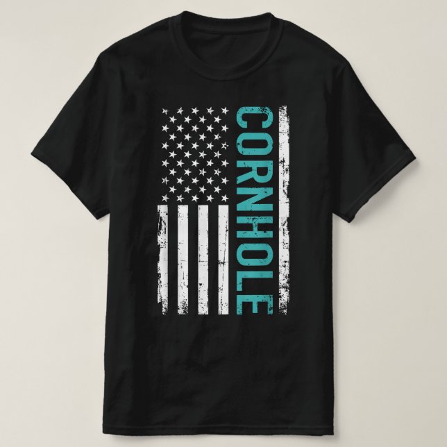 Cornhole USA T Shirt (Design framsida)
