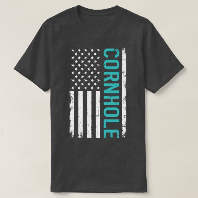 Cornhole USA T Shirt (Design framsida)