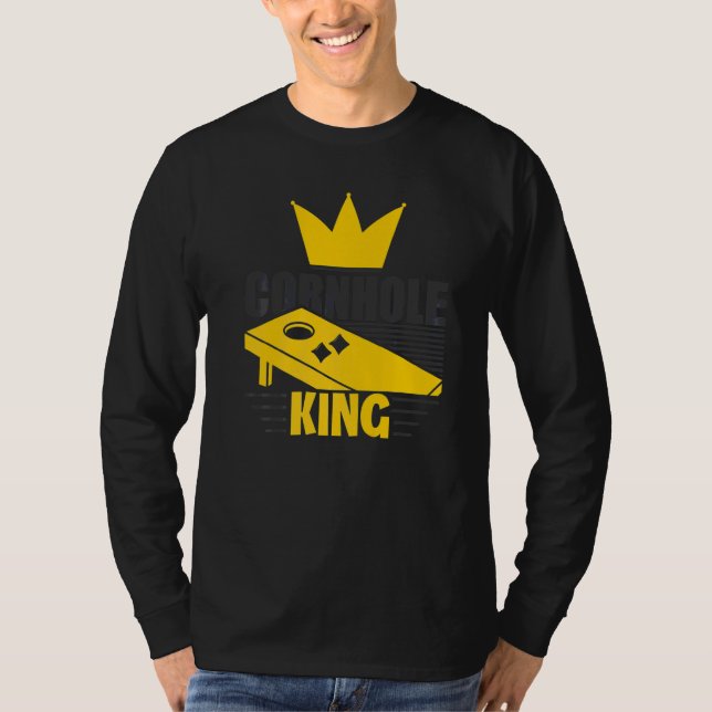 Cornholekung T Shirt (Framsida)