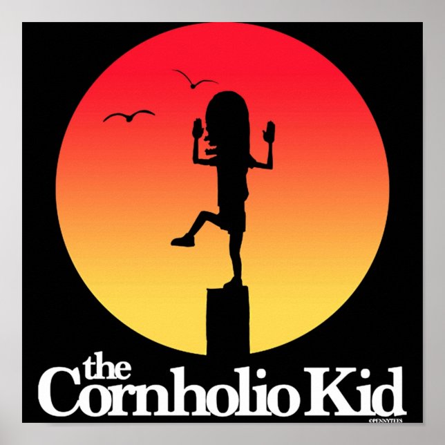 Cornholio Kid TShirt Poster (Framsidan)