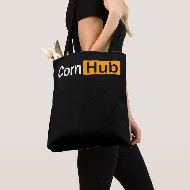 Cornhub Cornhole Cornholer Tygkasse (Närbild)