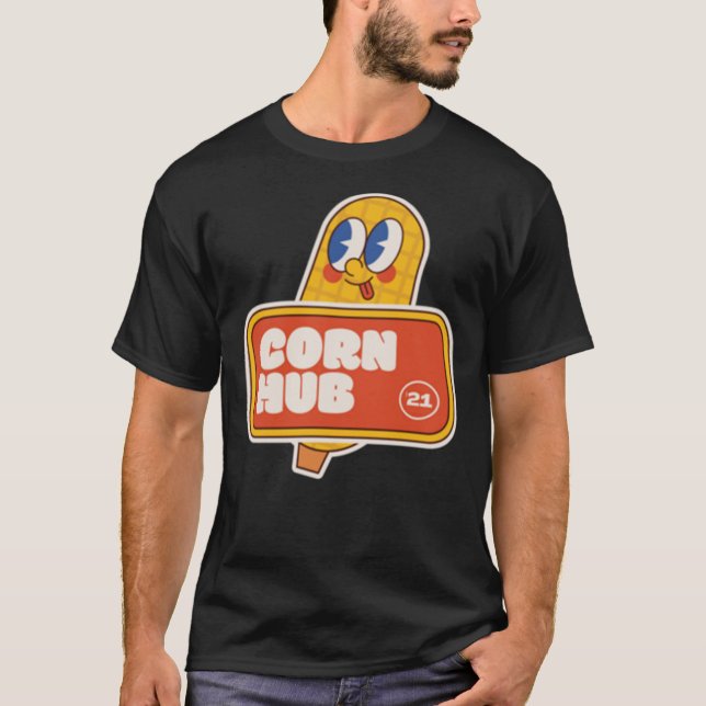 CornHub &x27;21 Essential T-Shirt (Framsida)