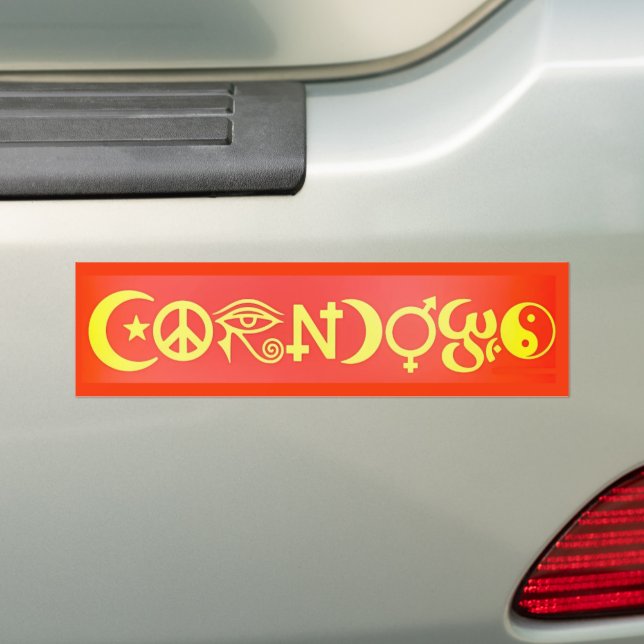 CornhundBumper Sticker Bildekal (På Bil)