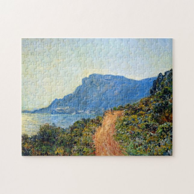 Corniche of Monaco Monet Fine Art Pussel (Horisontell)