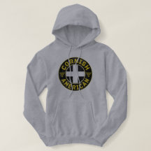 Cornish American Flagga Hooded Top