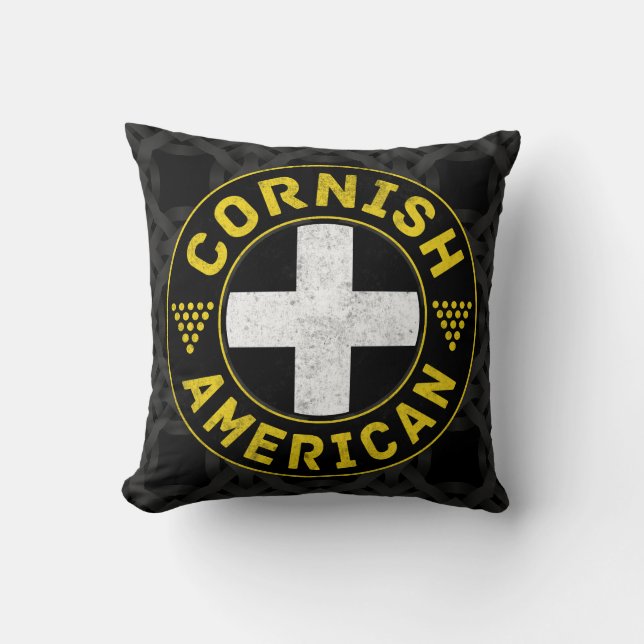 Cornish American Flagga Kudde (Framsida)